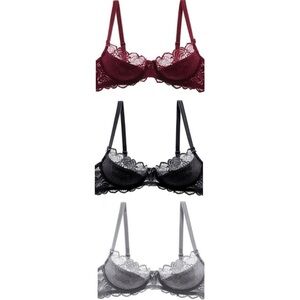 NWOT 3x Lace Bra Bundle